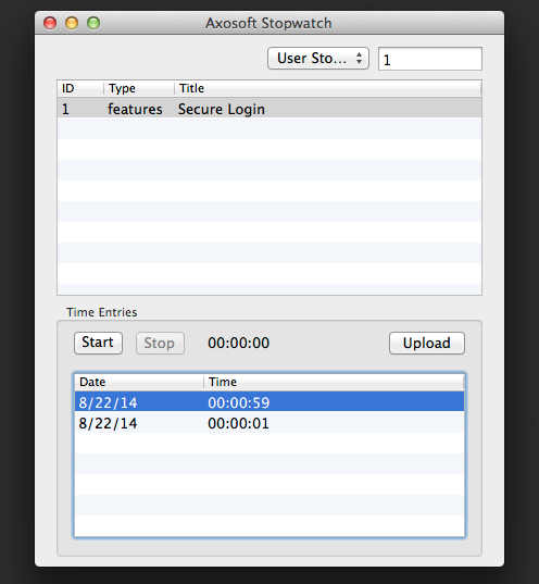 Axosoft Timer Mac