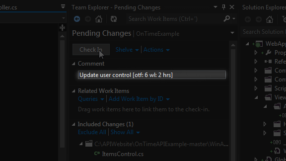 Team Foundation Server plugin